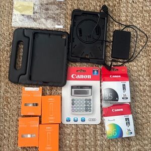 USB PORTABLE CHARGERS CALCULATOR IPAD CASE LAPTOP STAND IPAD PENCIL BUNDLE